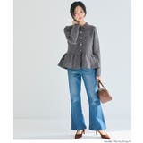 金ボタンフレアニットトップス | coca | 詳細画像10 