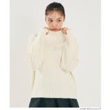 ボリュームスリーブボトルネックニットトップス | coca | 詳細画像13 