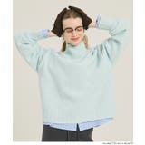 ボリュームスリーブボトルネックニットトップス | coca | 詳細画像19 