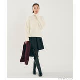 ボリュームスリーブボトルネックニットトップス | coca | 詳細画像8 