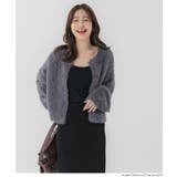 クルーネックシャギーニットカーディガン | coca | 詳細画像12 