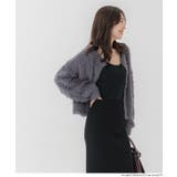 クルーネックシャギーニットカーディガン | coca | 詳細画像13 