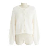 クルーネックシャギーニットカーディガン | coca | 詳細画像2 