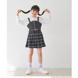 デニムジップビスチェ キッズ | coca | 詳細画像8 