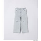 デニムハート刺繍パンツ | coca | 詳細画像2 