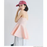 ペプラムニットキャミソール | coca | 詳細画像10 