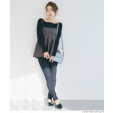 ペプラムニットキャミソール | coca | 詳細画像13 