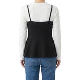 ペプラムニットキャミソール | coca | 詳細画像8 