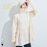 UVカットティアードパーカー レディース | coca | 詳細画像1 