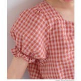 ギャザーチェックブラウス | coca | 詳細画像12