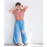 ギャザーチェックブラウス | coca | 詳細画像7