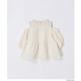 肩あきジャカードブラウス キッズ | coca | 詳細画像15