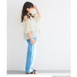 肩あきジャカードブラウス キッズ | coca | 詳細画像9