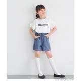 デニムバックリボンショートパンツ キッズ | coca | 詳細画像2 