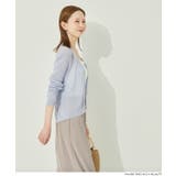 程よい透け感が女性らしい、シアーニットコンパクトカーディガン | coca | 詳細画像11