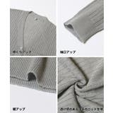 程よい透け感が女性らしい、シアーニットコンパクトカーディガン | coca | 詳細画像20