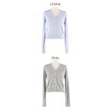 程よい透け感が女性らしい、シアーニットコンパクトカーディガン | coca | 詳細画像21