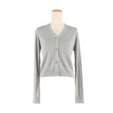 程よい透け感が女性らしい、シアーニットコンパクトカーディガン | coca | 詳細画像3