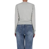 程よい透け感が女性らしい、シアーニットコンパクトカーディガン | coca | 詳細画像6