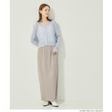 程よい透け感が女性らしい、シアーニットコンパクトカーディガン | coca | 詳細画像7