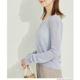程よい透け感が女性らしい、シアーニットコンパクトカーディガン | coca | 詳細画像8