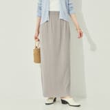 ストレッチプリーツIラインスカート | coca | 詳細画像1 