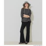 ストレッチプリーツイージーフレアパンツ | coca | 詳細画像21 