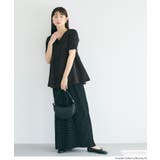 ぺプラムニットカーディガン レディース | coca | 詳細画像8 