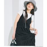 動きのあるシルエットが可愛い、イレギュラープリーツキャミワンピース | coca | 詳細画像6 