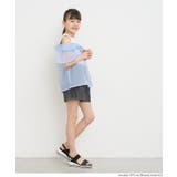 デニムレースアップショートパンツ | coca | 詳細画像12
