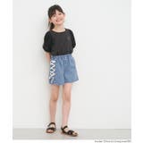 デニムレースアップショートパンツ | coca | 詳細画像4