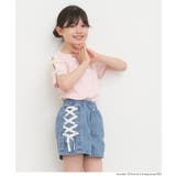 デニムレースアップショートパンツ | coca | 詳細画像8