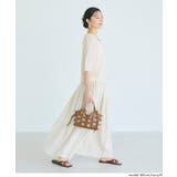涼しげで上品に決まる、メッシュニット金ボタン半袖カーディガン | coca | 詳細画像7 