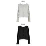 シアージョーゼットレイヤードカーディガン | coca | 詳細画像18 