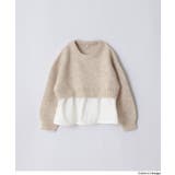 親子お揃いドッキングギャザーニット(36-251211202-16) | coca | 詳細画像17 