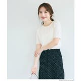 リラックスフィットサマーニットトップス【西山茉希様着用】 | coca | 詳細画像5 
