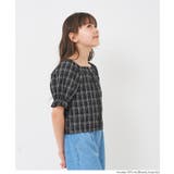 チェックジップブラウス | coca | 詳細画像4 