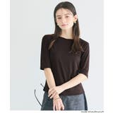 シアージョーゼット五分袖Tシャツ | coca | 詳細画像2
