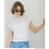 シアージョーゼットフレンチスリーブTシャツ  | coca | 詳細画像2 