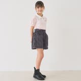 デニムレースアップショートパンツ | coca | 詳細画像1 