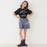 デニムワッペンショートパンツ | coca | 詳細画像1 