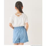 肩あきバッククロスTシャツ | coca | 詳細画像12