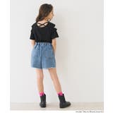 肩あきバッククロスTシャツ | coca | 詳細画像4