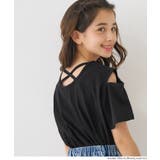 肩あきバッククロスTシャツ | coca | 詳細画像7