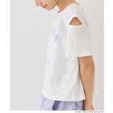 肩あきバッククロスTシャツ | coca | 詳細画像9