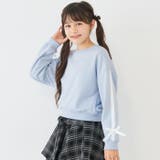 ラインリボンスウェットトップス(36-260533204-20) | coca | 詳細画像1 