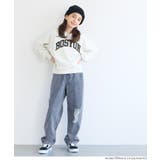 デニムサイドカットダメージパンツ | coca | 詳細画像2 