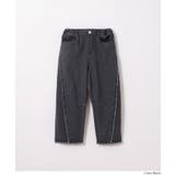 デニムフリンジバレルレッグパンツ(36-260634203-20) | coca | 詳細画像18 