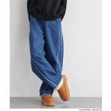 デニムフリンジバレルレッグパンツ(36-260634203-20) | coca | 詳細画像5 
