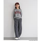 デニムフリンジバレルレッグパンツ(36-260634203-20) | coca | 詳細画像8 